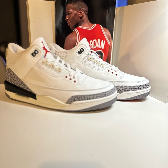 Fresh Air Jordan 3 cement reimagined. New with box and receipt - Picture 4 of 6